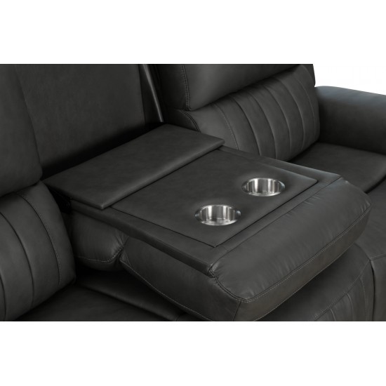 Pierce Zero Gravity Reclining Sofa w/Power Head Rests, Lumbar & Drop Down Table