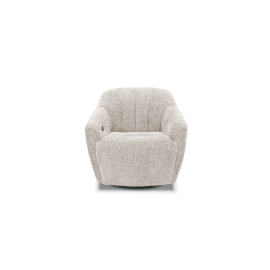 3P-1486 Millie Single Power Swivel Chair w/Power Footrest Only