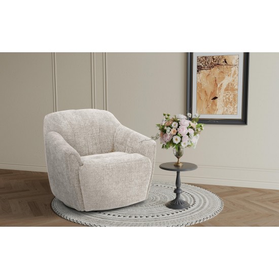 3P-1486 Millie Single Power Swivel Chair w/Power Footrest Only
