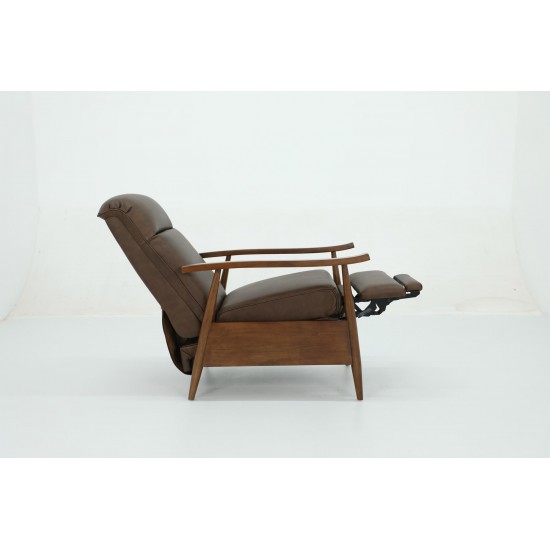 7-1158 Hampton Push Thru The Arms Recliner
