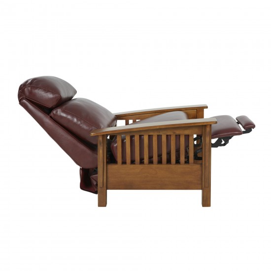 7-3323 Mission Push Thru The Arms Recliner
