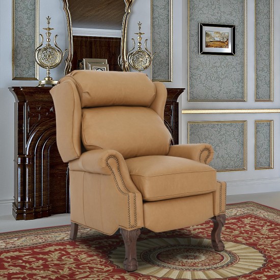7-4199 Danbury Push Thru The Arms Recliner