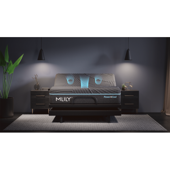 MLILY PowerCool Adjustable Base Split Cal King