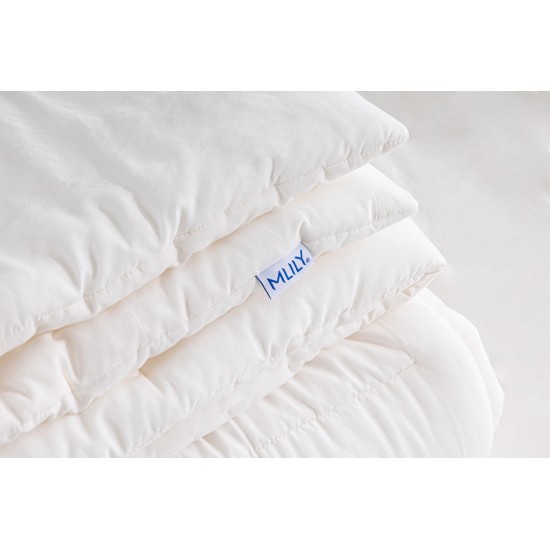 MLILY Soft Washed Down Alternative Comforter Set King - White
