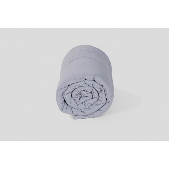 MLILY Soft Washed Down Alternative Comforter Set Queen - Gray