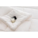 MLILY Soft Washed Down Alternative Comforter Set Queen - Gray