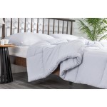 MLILY Soft Washed Down Alternative Comforter Set Queen - Gray