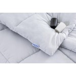 MLILY Soft Washed Down Alternative Comforter Set Queen - Gray