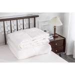 MLILY Soft Washed Down Alternative Comforter Set Queen - White