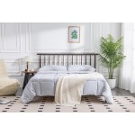 MLILY Soft Washed Down Alternative Comforter Set Queen - White