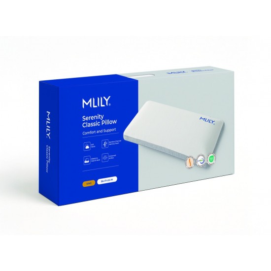 MLILY Serenity Classic Queen Pillow