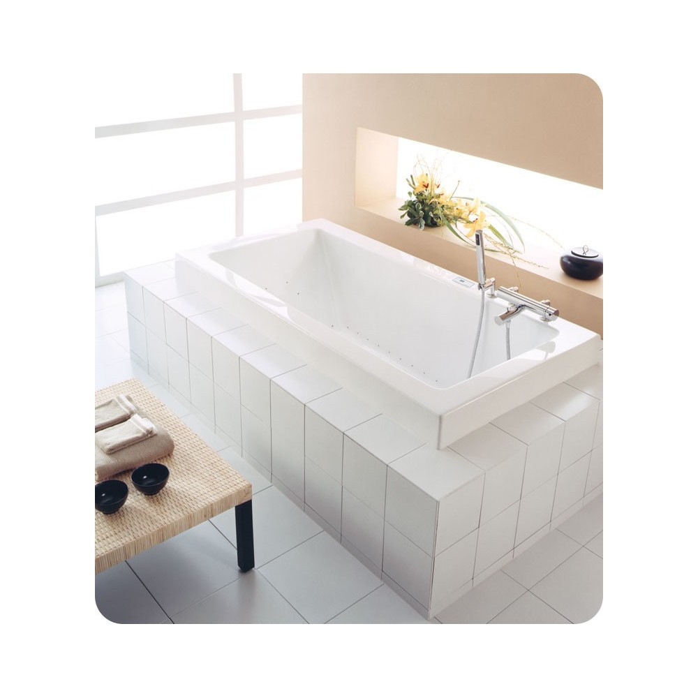 Neptune ZEN3466 Zen 66" x 34" Customizable Rectangular Bathroom Tub