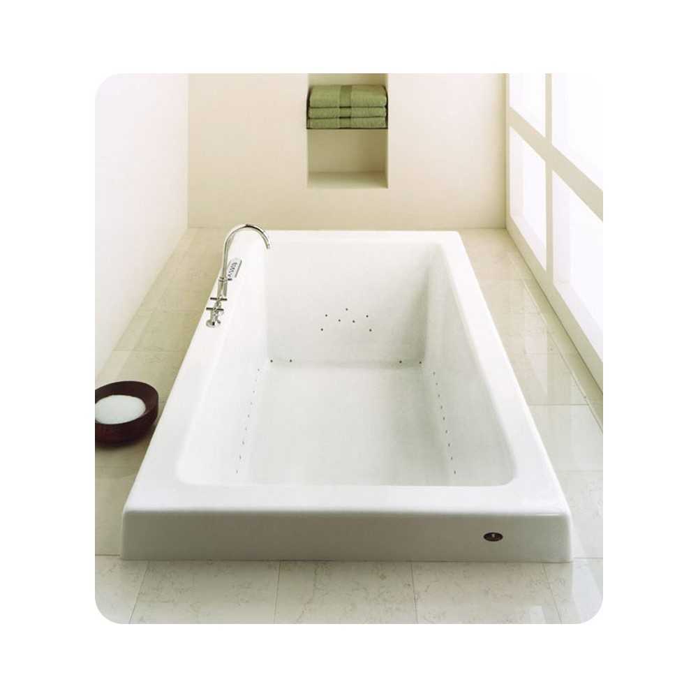 Neptune ZEN3672R Zen 72" x 36" Customizable Rectangular Bathroom Tub