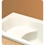 Neptune AN60 Anna 60" Customizable Rectangular Bathroom Tub without Integrated Seat