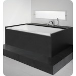 Neptune ZB3666 Zora 66" x 36" Customizable Rectangular Bathroom Tub