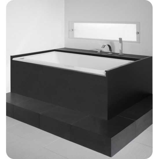 Neptune ZB3666 Zora 66" x 36" Customizable Rectangular Bathroom Tub