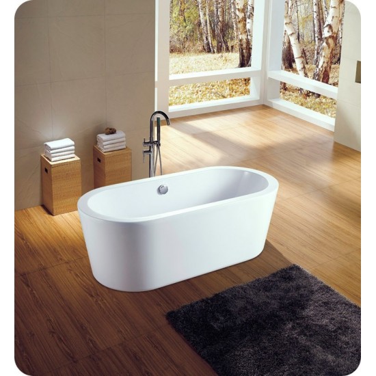 Neptune AZ3260OS Amaze 60" Freestanding Oval Bathroom Tub