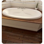Neptune FE72 Felicia 72" Customizable Oval Bathroom Tub