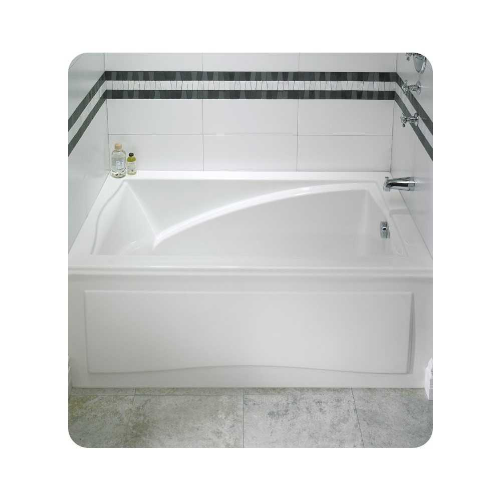 Neptune DJ3260 Delight 60" x 32" Customizable Rectangular Bathroom Tub with Integral Skirt