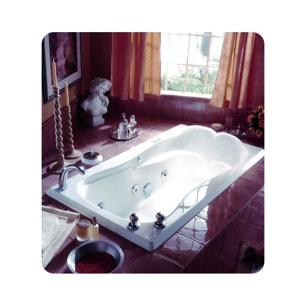 Neptune ME66 Melia 66" Customizable Rectangular Bathroom Tub