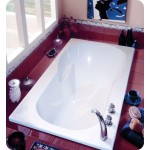 Neptune JU60 Julia 60" Customizable Rectangular Bathroom Tub