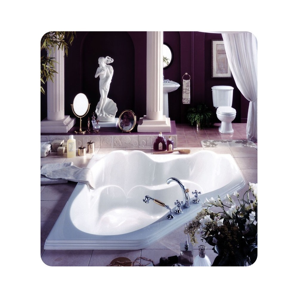 Neptune AR60 Ariane 60" Customizable Corner Bathroom Tub
