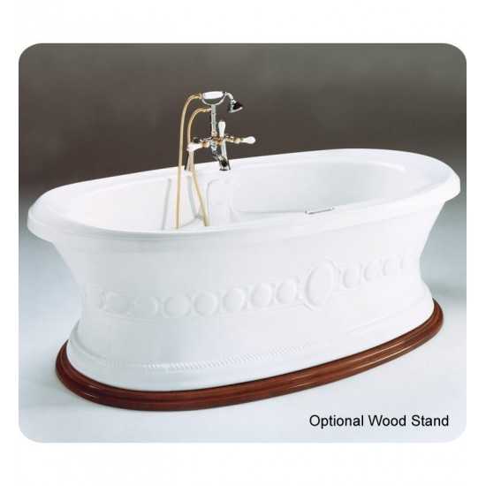 Neptune UL72 Ulysse 72" Freestanding Customizable Oval Bathroom Tub