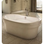Neptune REV3672F Revelation 72" x 36" Customizable Oval Freestanding Bathroom Tub