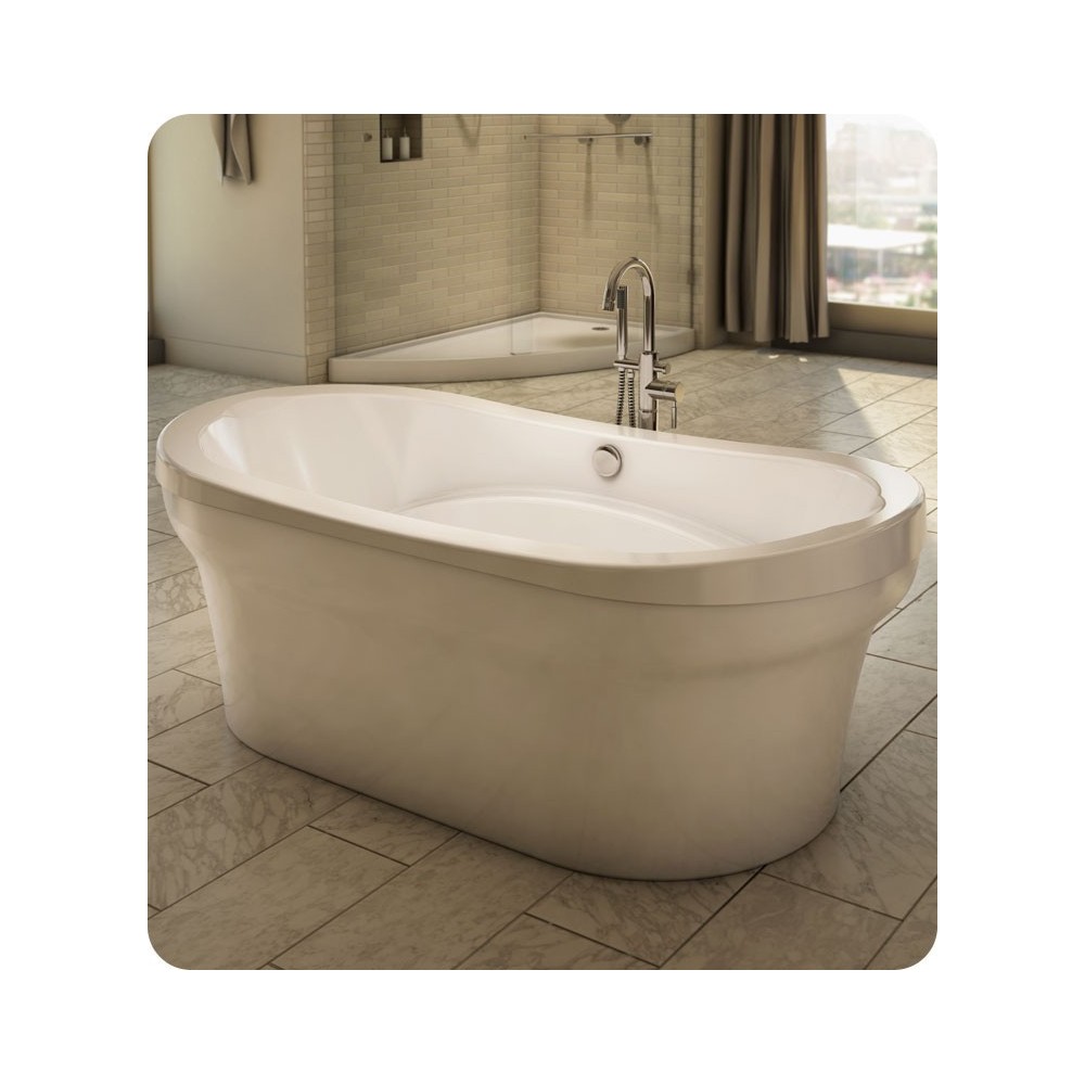 Neptune REV3672F Revelation 72" x 36" Customizable Oval Freestanding Bathroom Tub