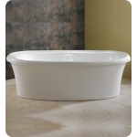 Neptune ZI72 Zircon 72" Freestanding Customizable Oval Bathroom Tub