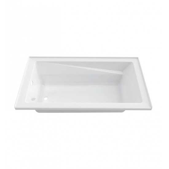 Neptune E10.19012.4 Entrepreneur Azea 60" x 32" Alcove Soaker Bathtub with Integrated Tiling Flange