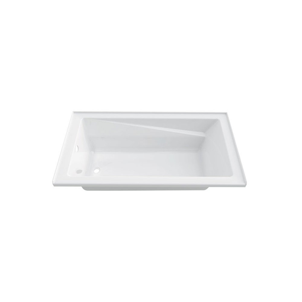 Neptune E10.19012.4 Entrepreneur Azea 60" x 32" Alcove Soaker Bathtub with Integrated Tiling Flange