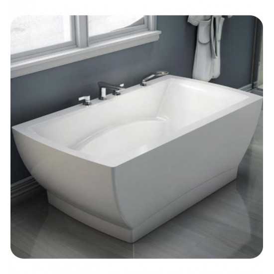 Neptune BE3672F Believe 72" x 36" Customizable Rectangular Freestanding Bathroom Tub