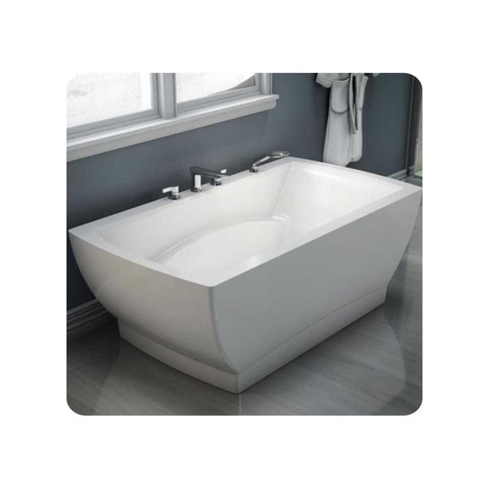 Neptune BE3672F Believe 72" x 36" Customizable Rectangular Freestanding Bathroom Tub