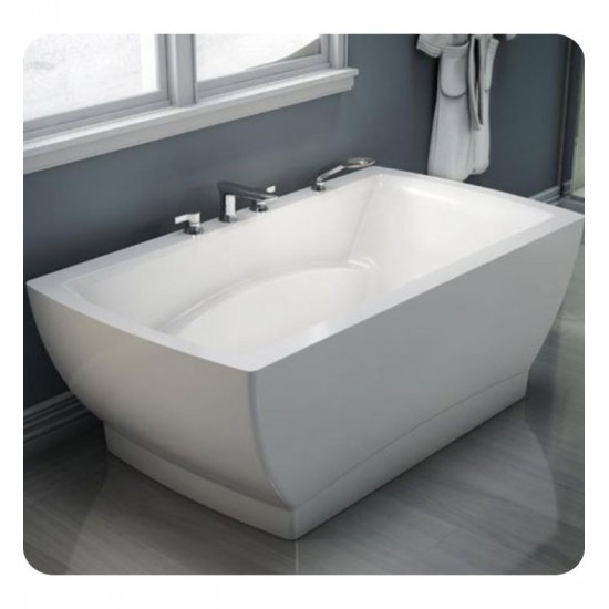 Neptune BE3666F Believe 65" x 35" Customizable Rectangular Freestanding Bathroom Tub