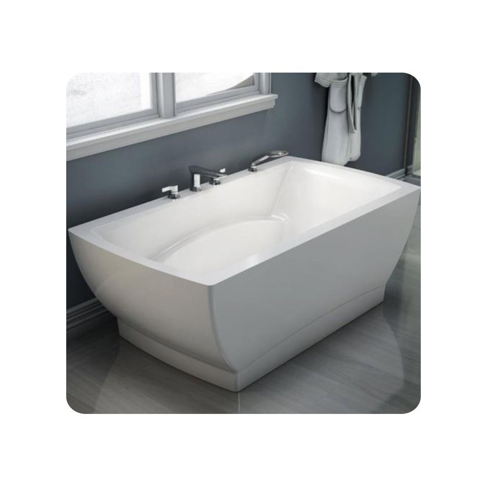 Neptune BE3666F Believe 65" x 35" Customizable Rectangular Freestanding Bathroom Tub