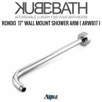 Aqua Rondo Shower Set With 8" Rain Shower and Tub Filler