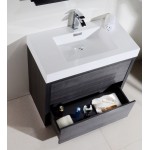 Bliss 36" Gray Oak Free Standing Modern Bathroom Vanity