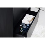 Bliss 40" Black Free Standing Modern Bathroom Vanity