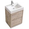 Bliss 24" Nature Wood Free Standing Modern Bathroom Vanity