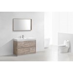 Bliss 48" Nature Wood Free Standing Modern Bathroom Vanity