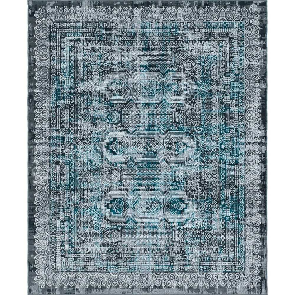 Rug Unique Loom Aarhus Gray Rectangular 8' 0 x 10' 0 Rug Unique Loom Aarhus Gray Rectangular 8' 0 x 10' 0