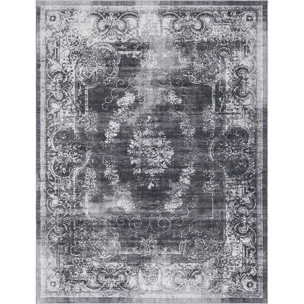 Rug Unique Loom Aarhus Charcoal Rectangular 10' 0 x 13' 0 Rug Unique Loom Aarhus Charcoal Rectangular 10' 0 x 13' 0