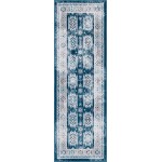 Rug Unique Loom Aarhus Blue Runner 2' 0 x 6' 0