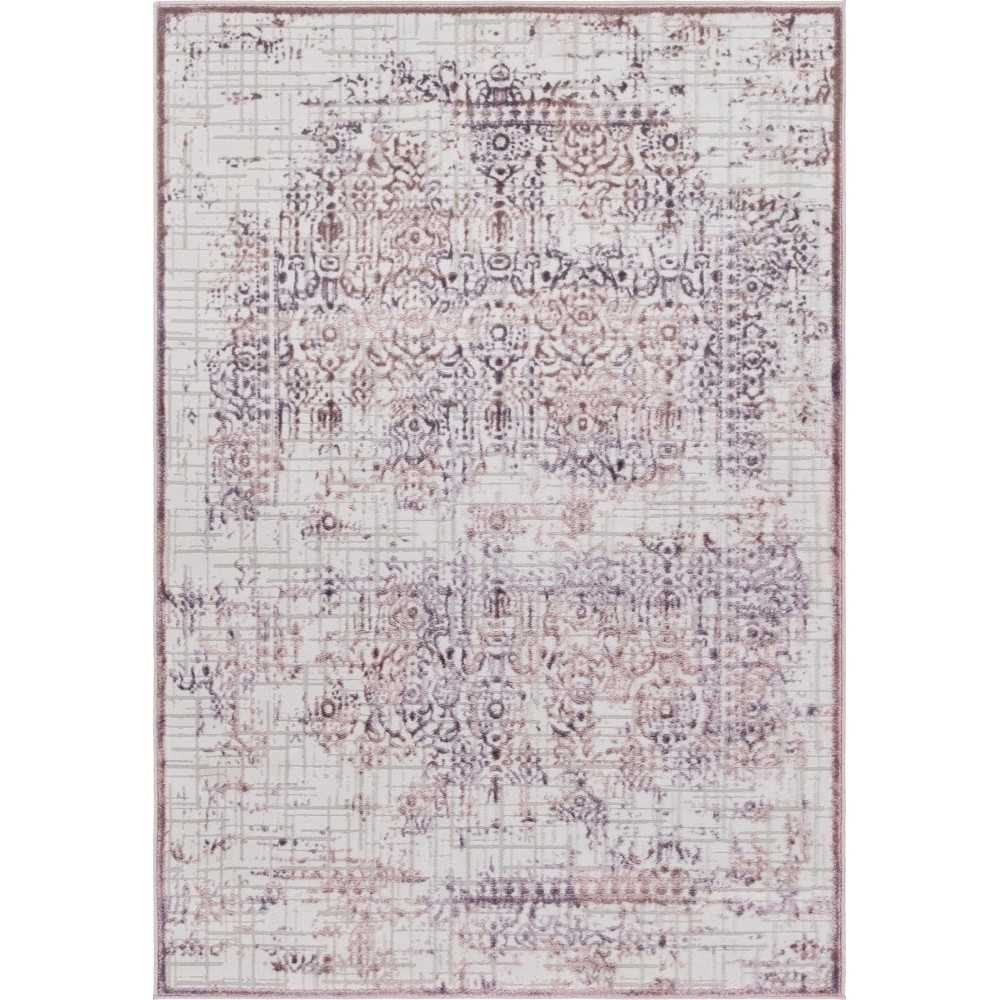 Rug Unique Loom Aberdeen Violet Rectangular 4' 0 x 6' 0