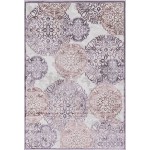 Rug Unique Loom Aberdeen Violet Rectangular 4' 0 x 6' 0