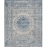 Rug Unique Loom Aberdeen Blue Rectangular 8' 0 x 10' 0