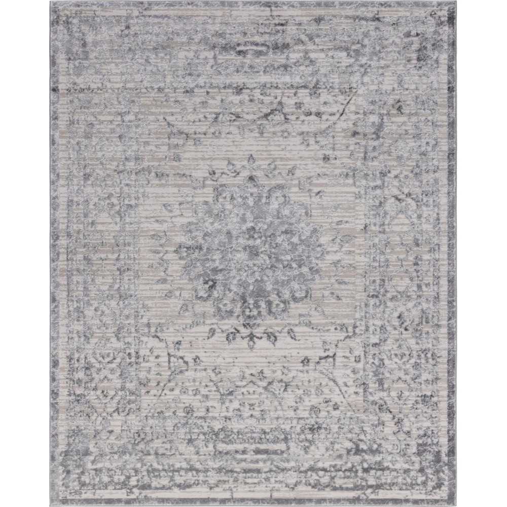 Rug Unique Loom Aberdeen Gray Rectangular 8' 0 x 10' 0 Rug Unique Loom Aberdeen Gray Rectangular 8' 0 x 10' 0