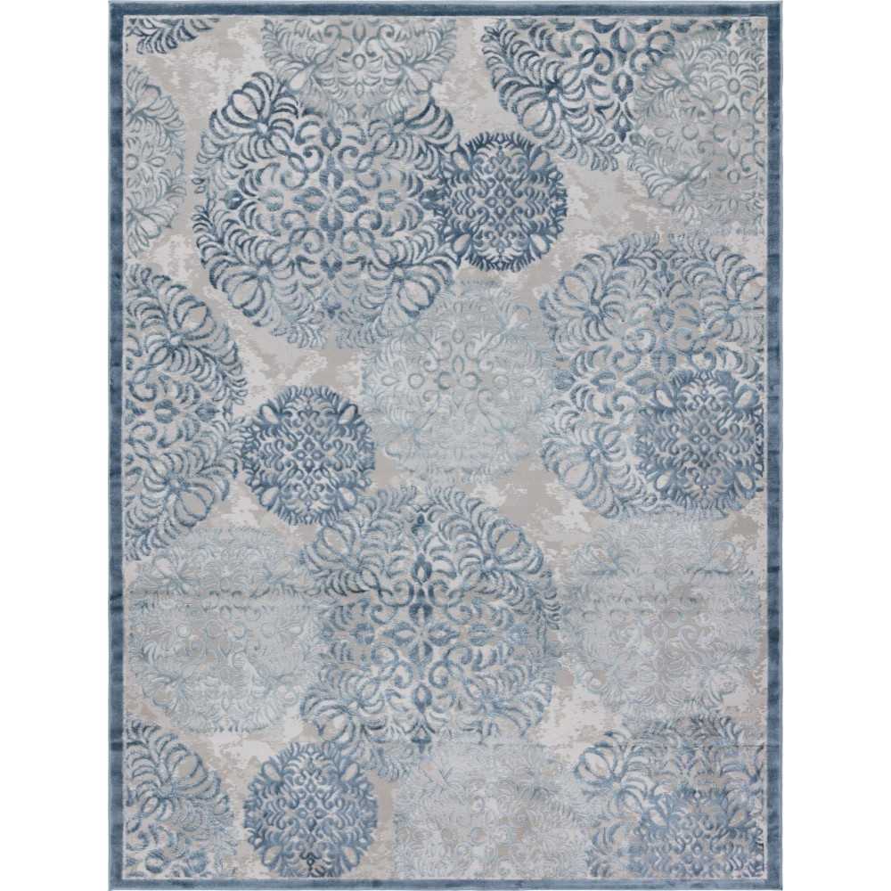 Rug Unique Loom Aberdeen Blue Rectangular 9' 0 x 12' 0 Rug Unique Loom Aberdeen Blue Rectangular 9' 0 x 12' 0