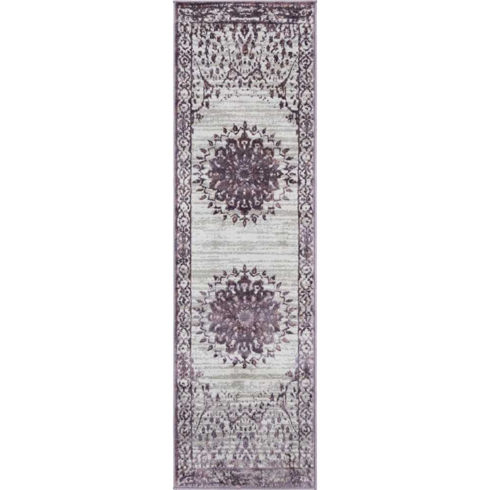 Rug Unique Loom Aberdeen Violet Runner 2' 0 x 7' 0 Rug Unique Loom Aberdeen Violet Runner 2' 0 x 7' 0